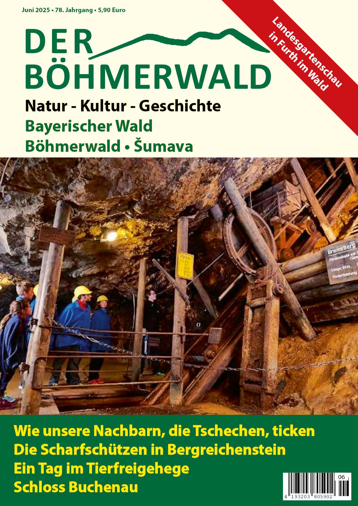 Titelblatt der aktuellen Ausgabe der Zeitschrift Der Böhmerwald