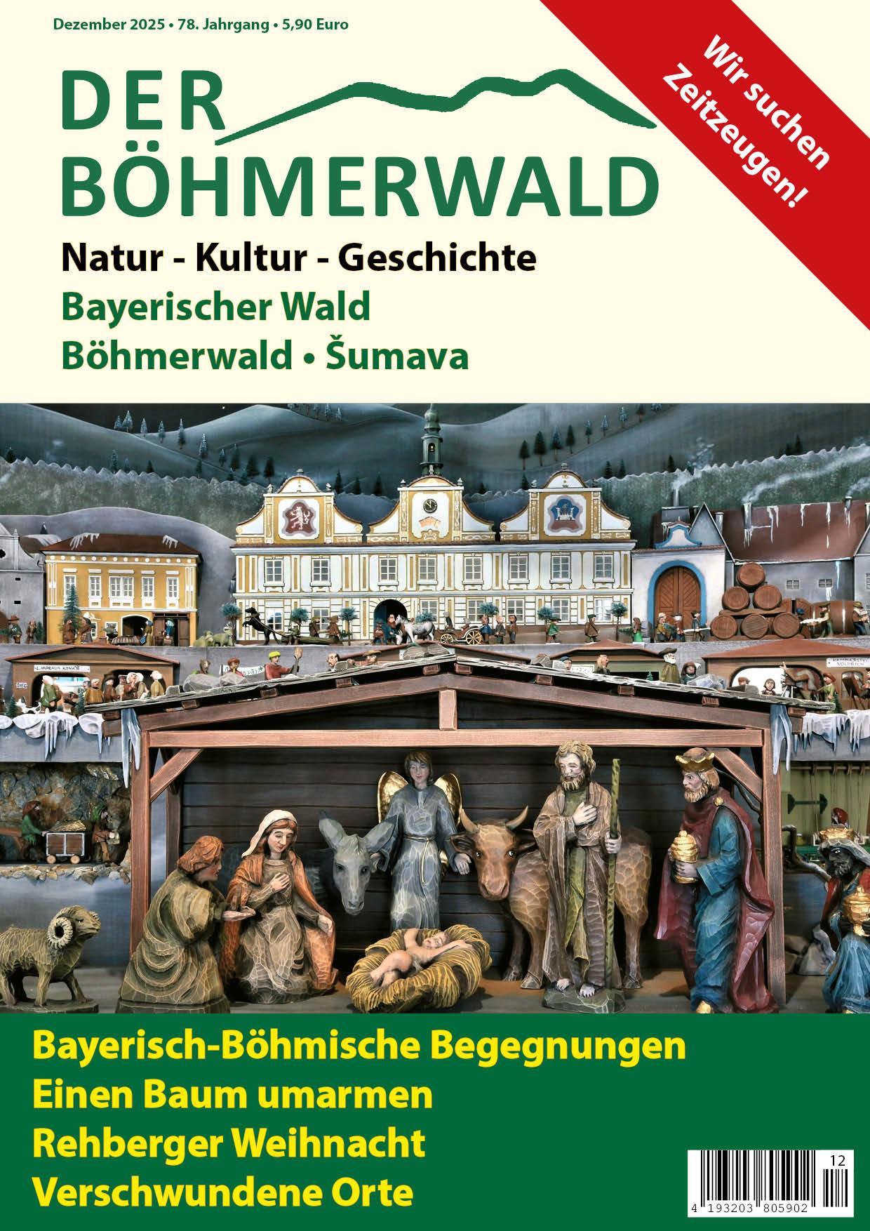 Titelblatt der aktuellen Ausgabe der Zeitschrift Der Böhmerwald