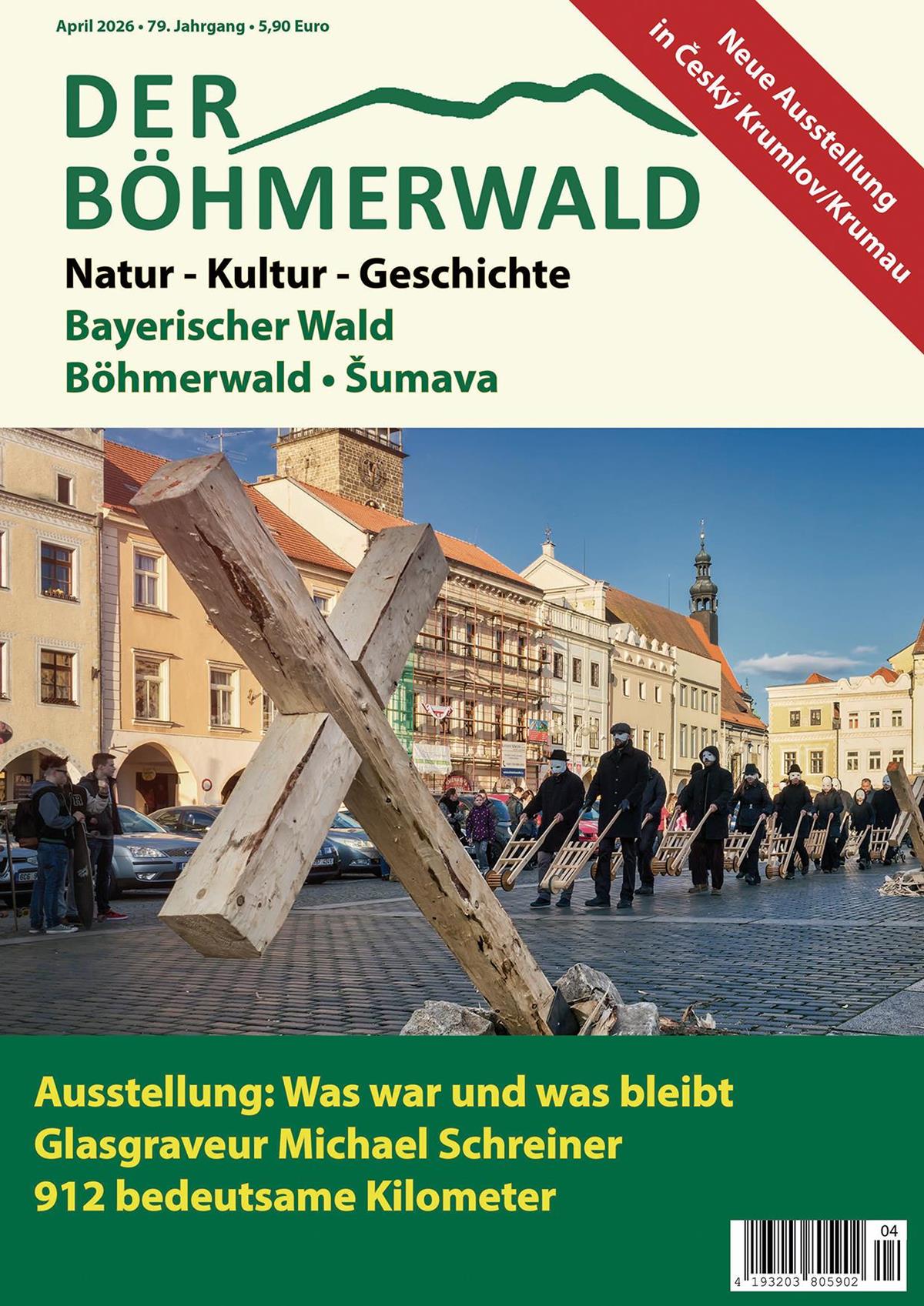 Titelblatt der aktuellen Ausgabe der Zeitschrift Der Böhmerwald