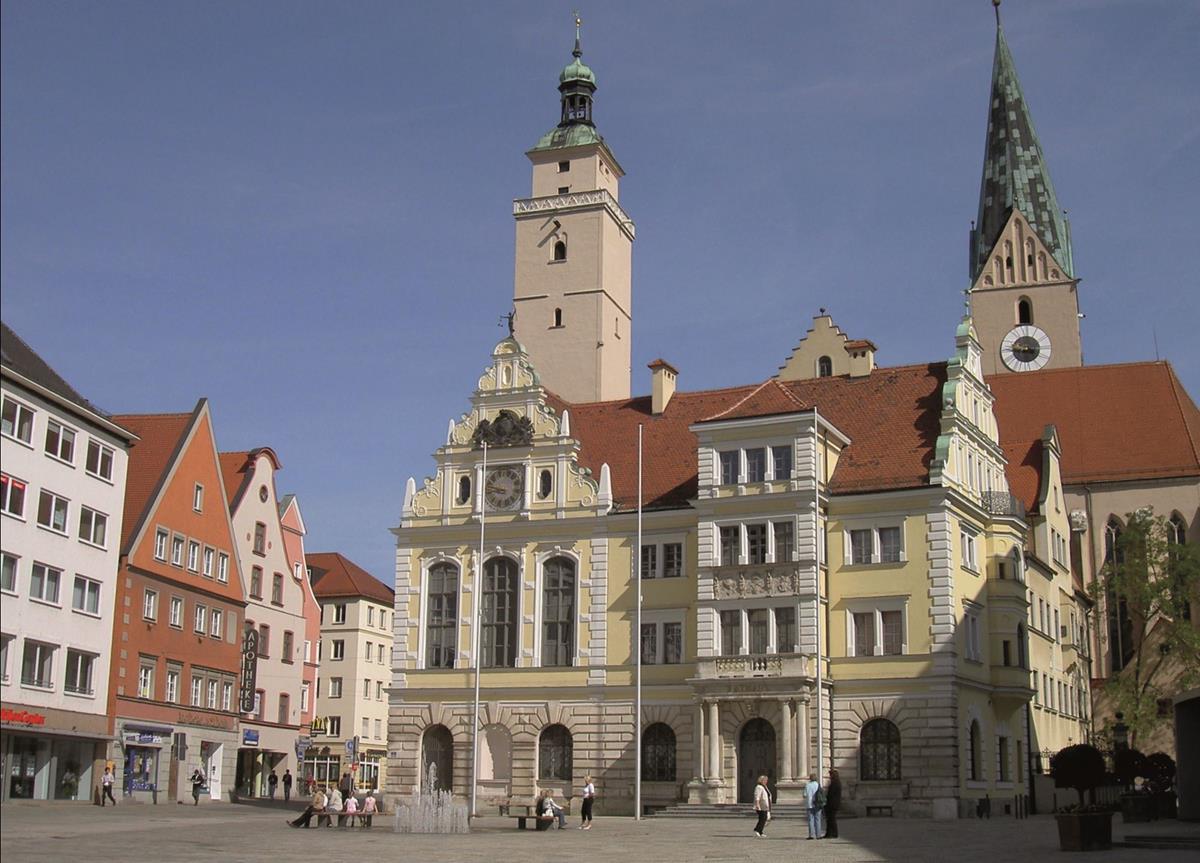 Aufnahme des Rathausplatzes Ingolstadt