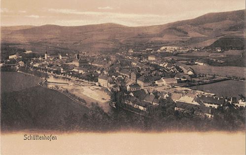 Historische Postkarte Schüttenhofen