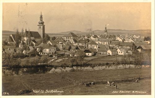 Historische Postkarte Kaplitz