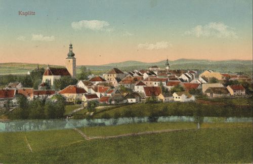 Historische Postkarte Kaplitz