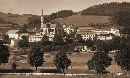Historische Postkarte Kaplitz Stift Hohenfurt